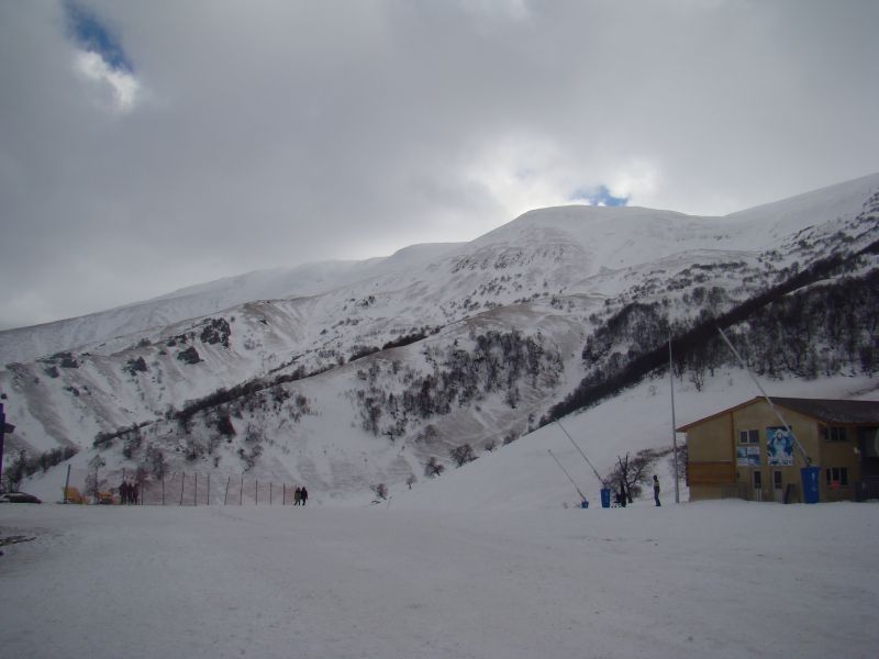 View to mountains at Bakuriani