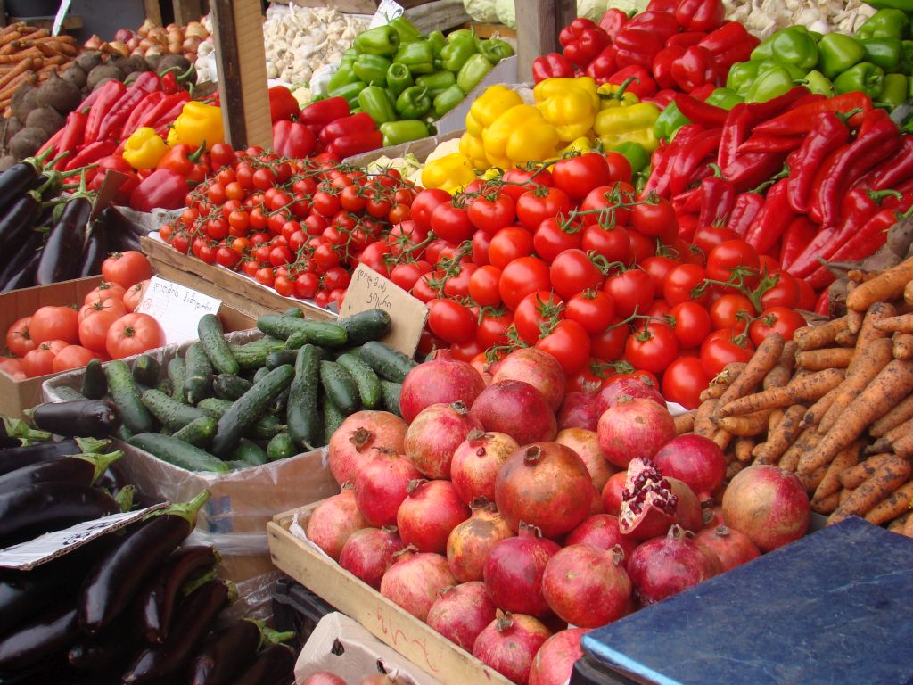 Vegetables at Tbilisi market