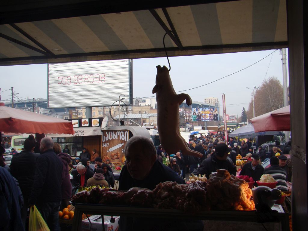 Crowded Tbilisi market