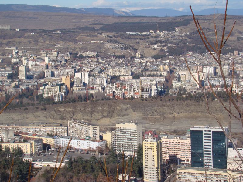 View to Tbilisi city