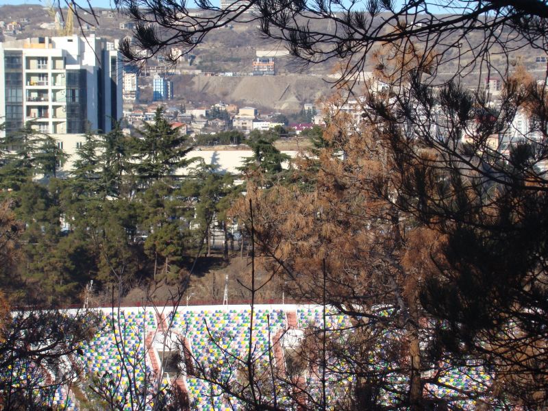 View to Stadium from trails