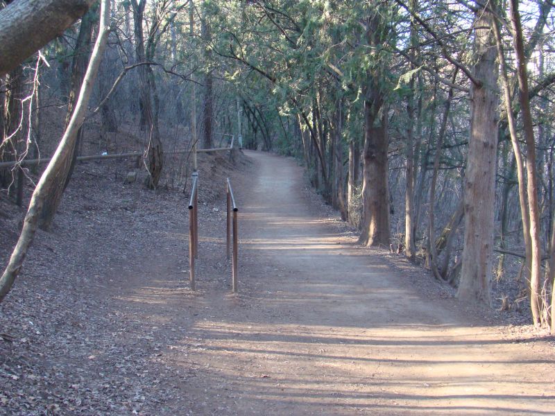 Parallel bars on trails