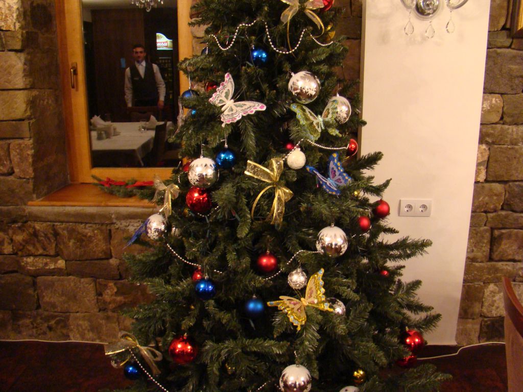 Christmas tree at Hotel Rabath
