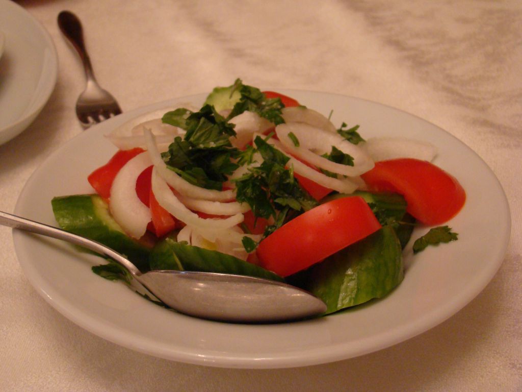 Salads at Hotel Rabath restaurant