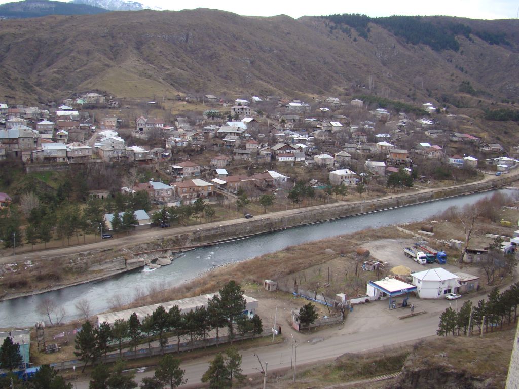 View to Akhaltsikhe town from Rabati fortress 