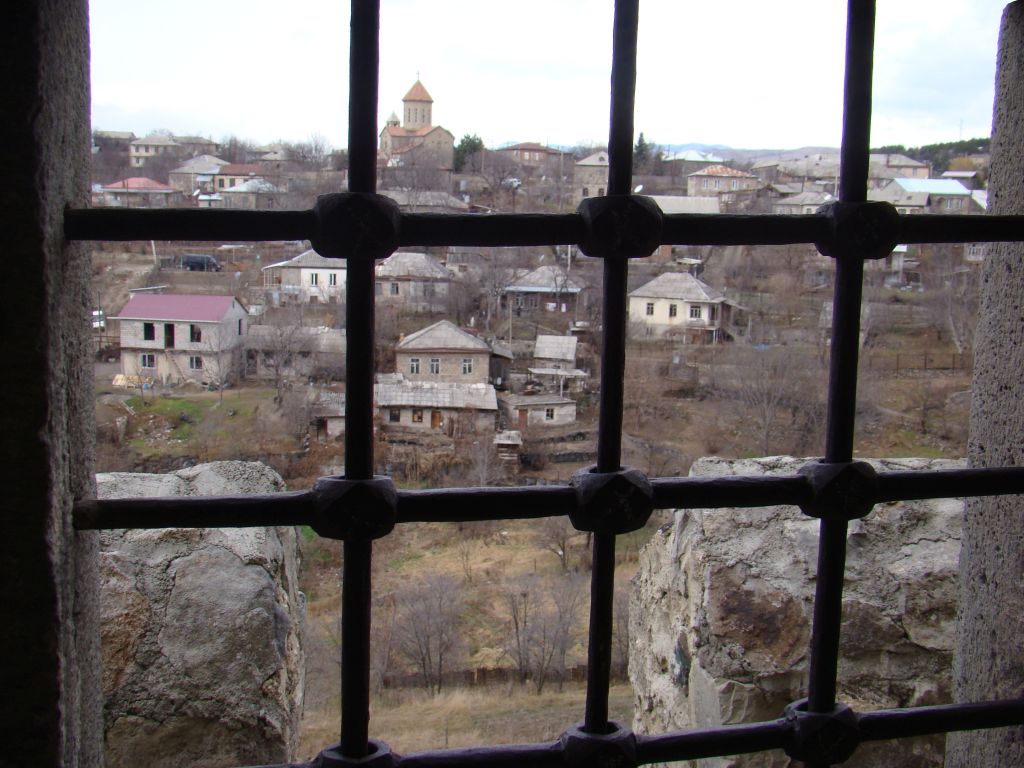 Grates at a monk's cell