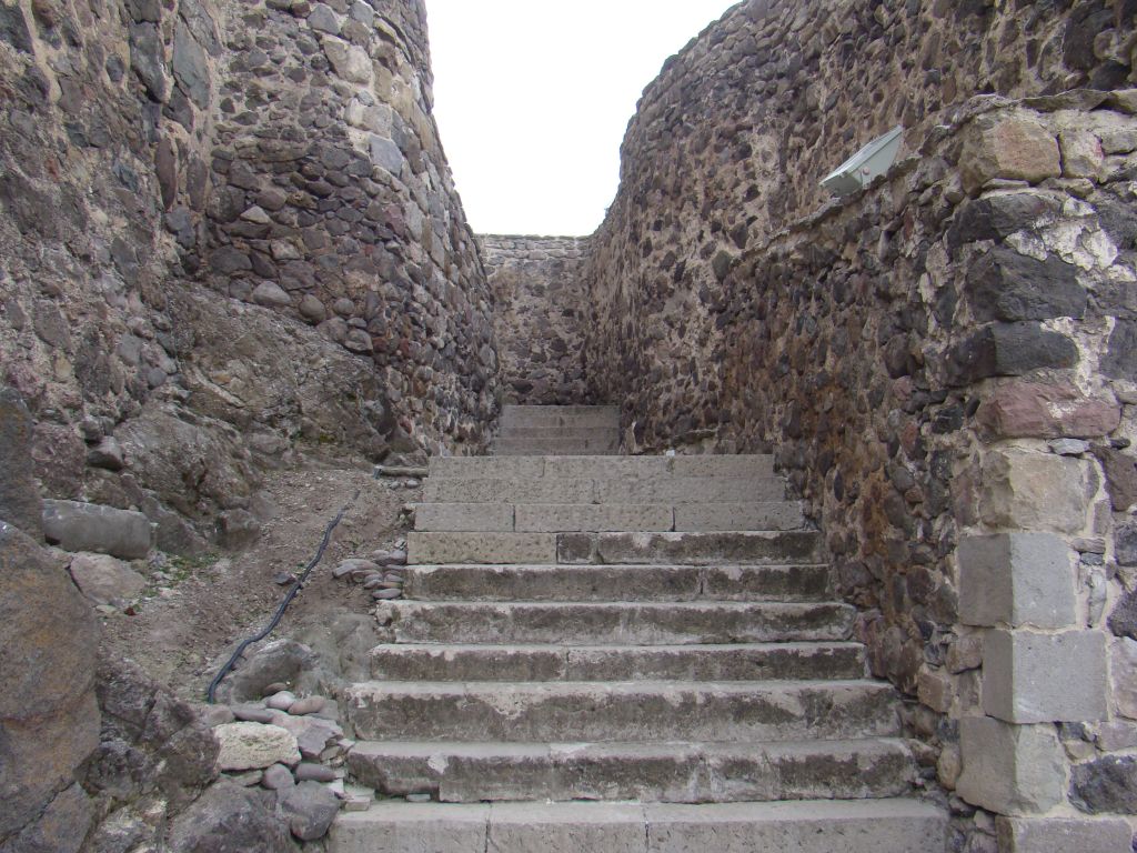 Stairways up to the convent building