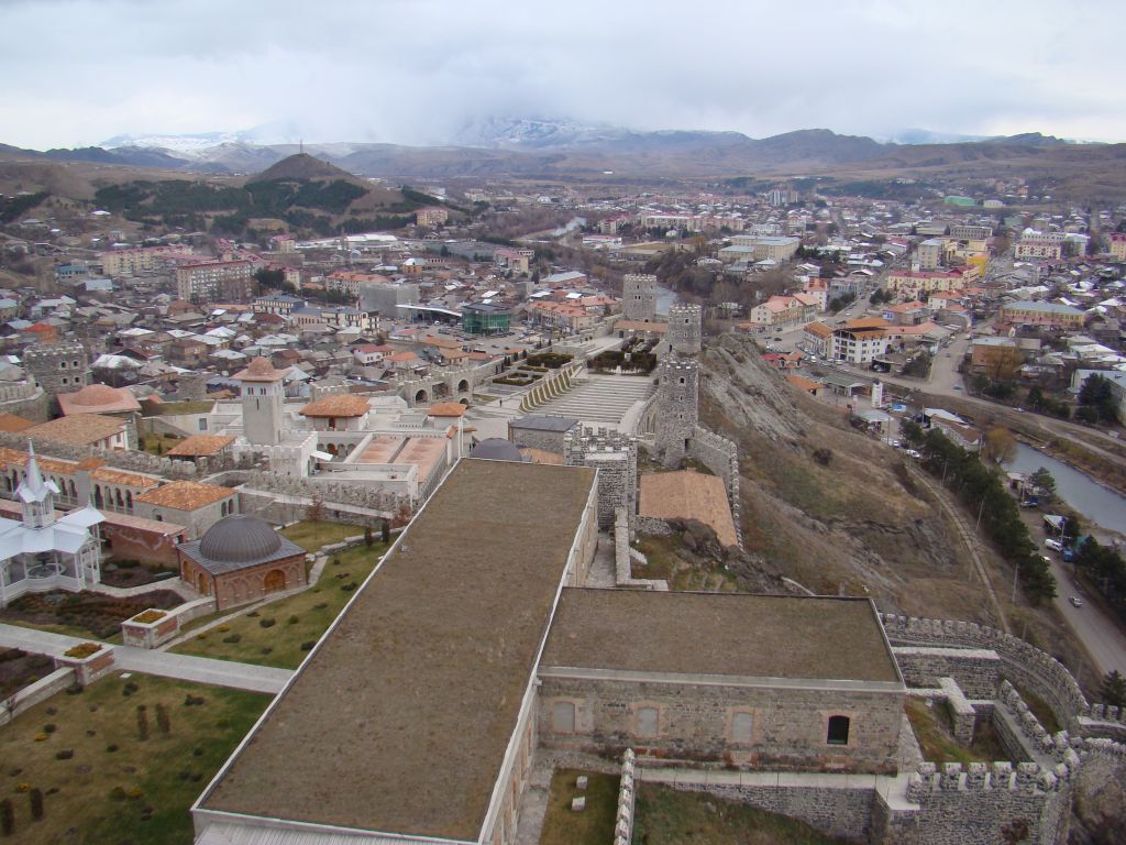 View to Rabati complex from flag tower