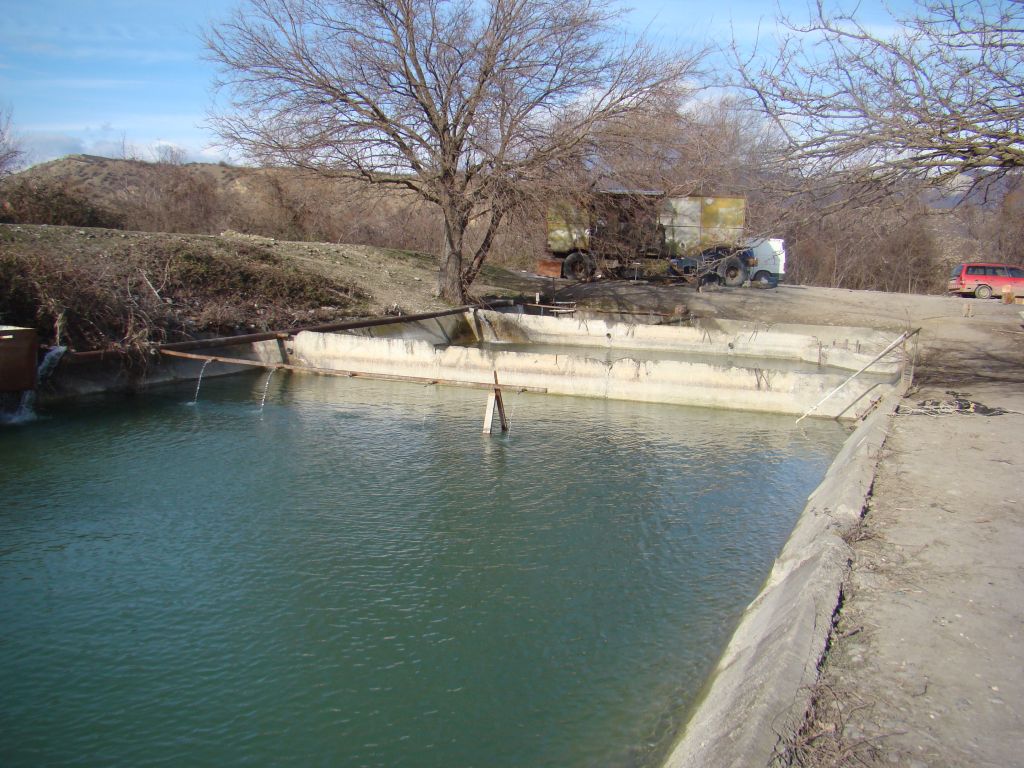 Fish pools near Sagarejo