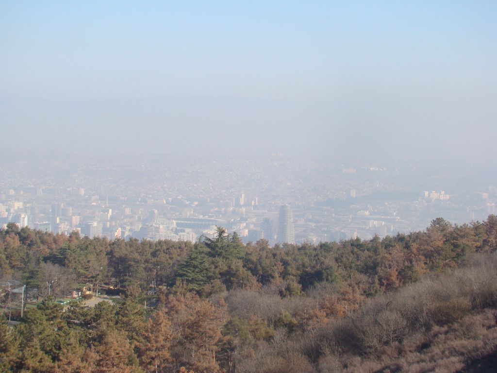 View to Tbilisi city