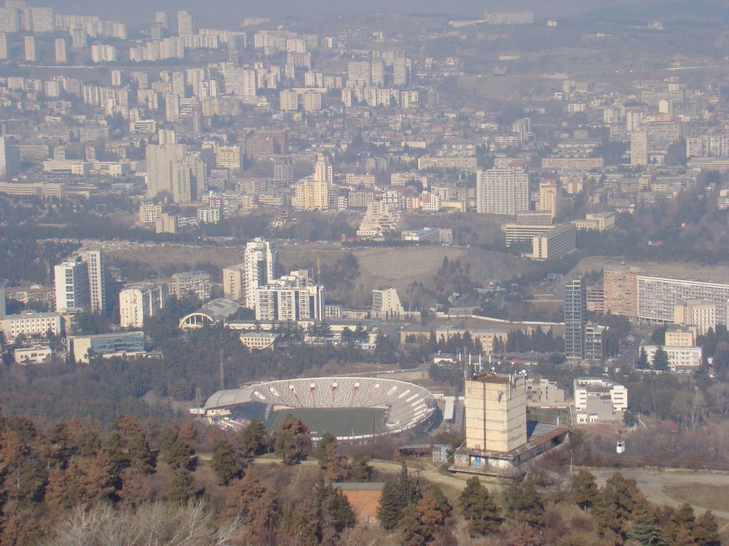 View to Tbilisi from hiking trail