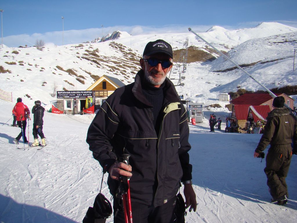 Skiing instructor Vaso