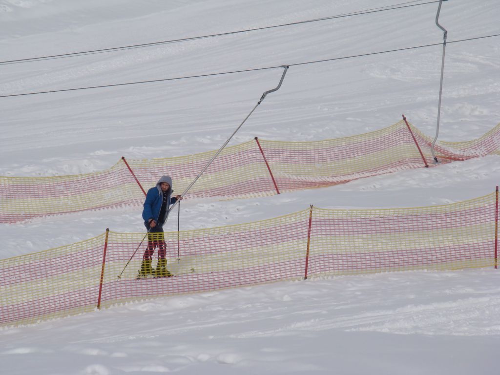 Free drag lift at Gudauri