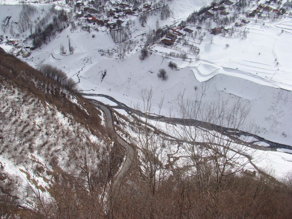 Some valley and a road