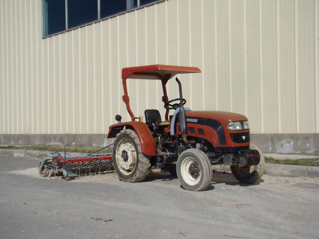 A tractor at Tbilisi Hippodrome