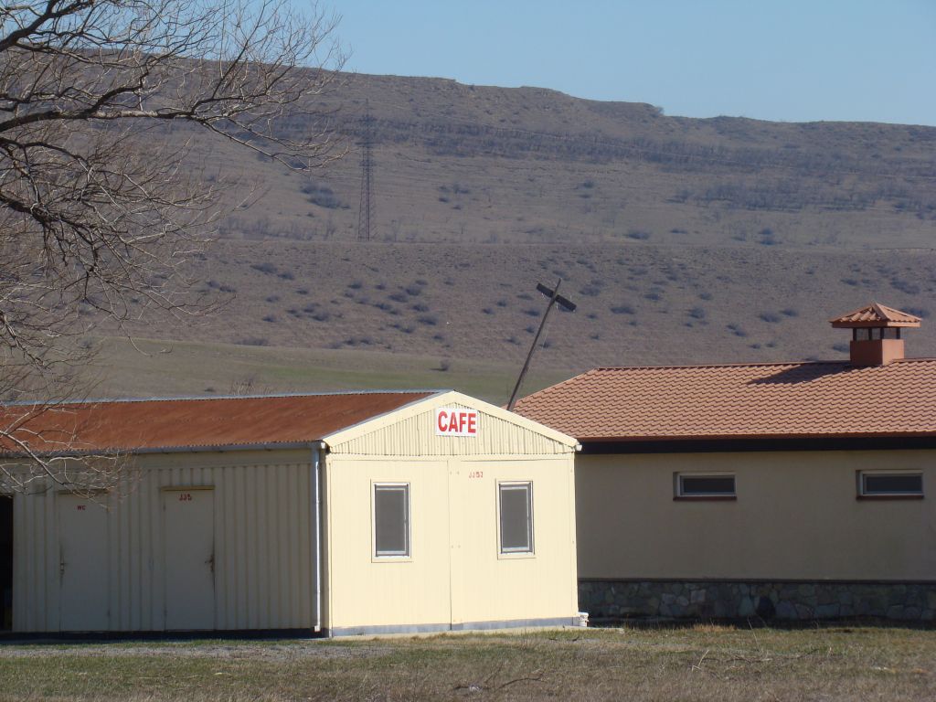 A Cafe located in territory of hippodrome