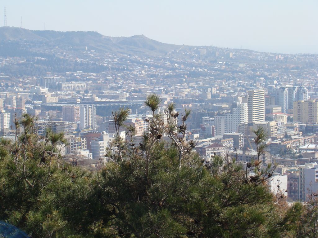 View to Tbilisi city