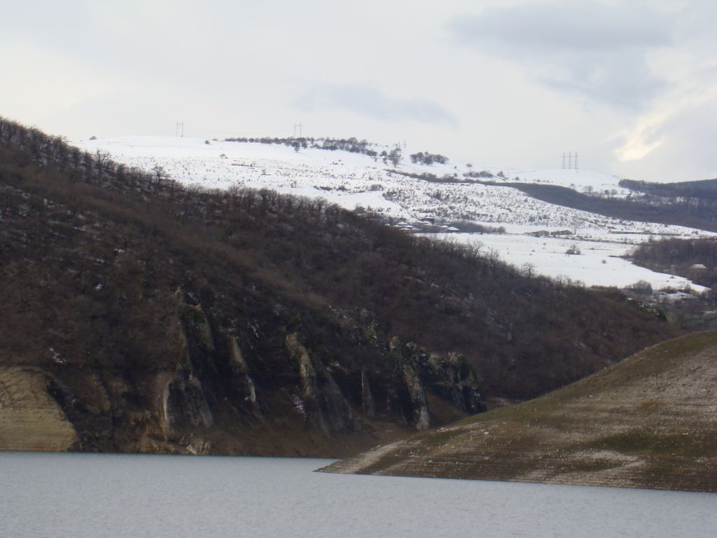 Scenic view to Algeti Reservoir