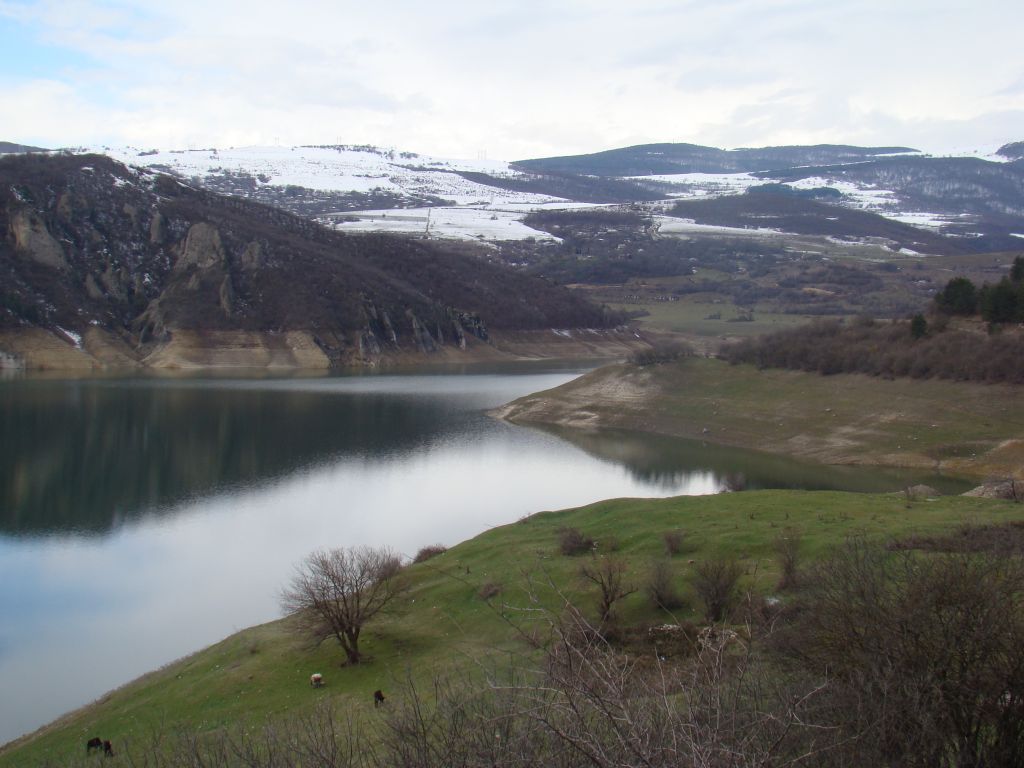 Algeti reservoir in Georgia