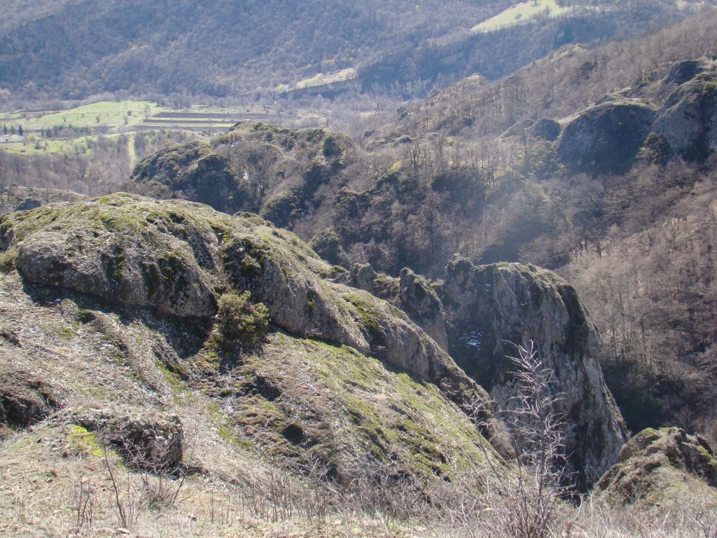 Rocks at the Birtvisi Canyon