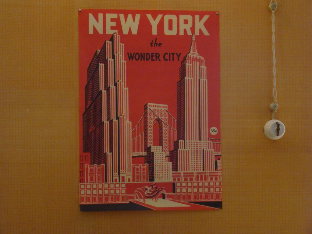 New York Poster at Factory 27 restaurant