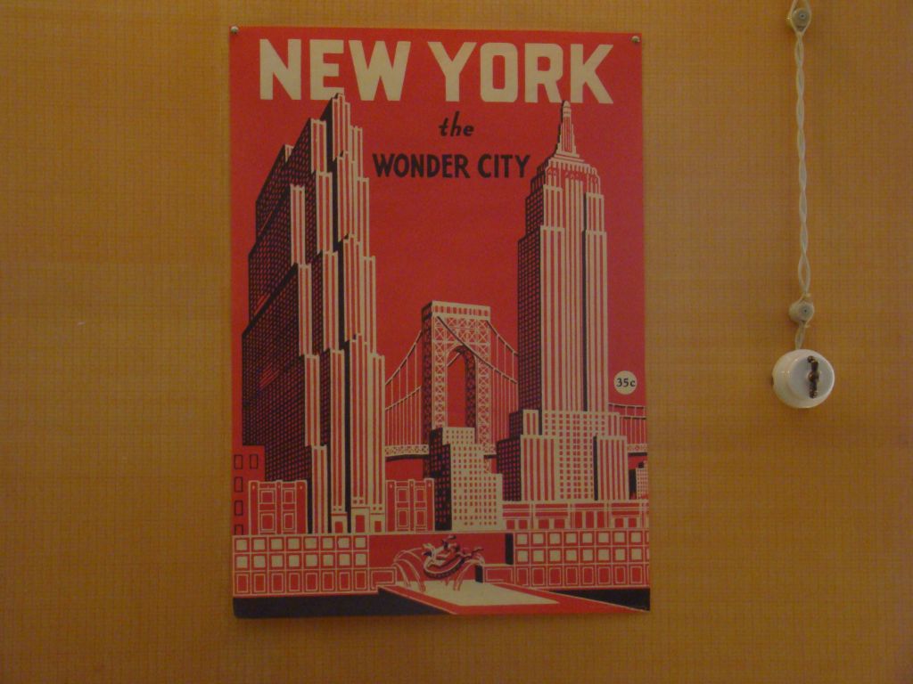 New York Poster at Factory 27 restaurant