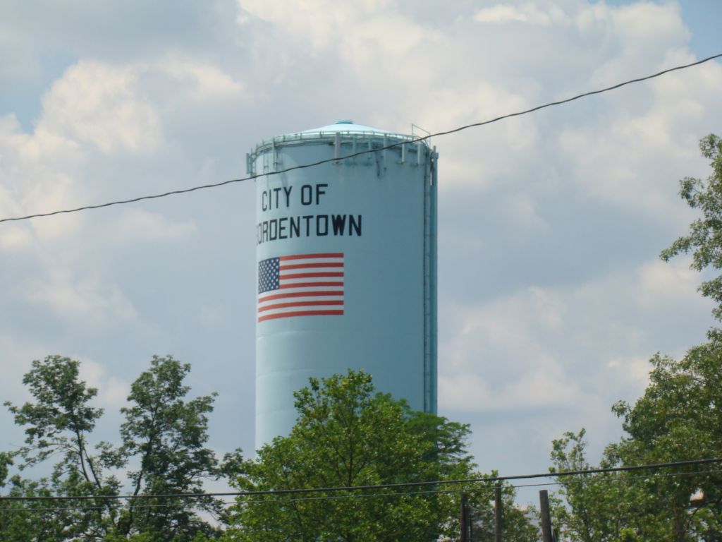 City name on the barrel