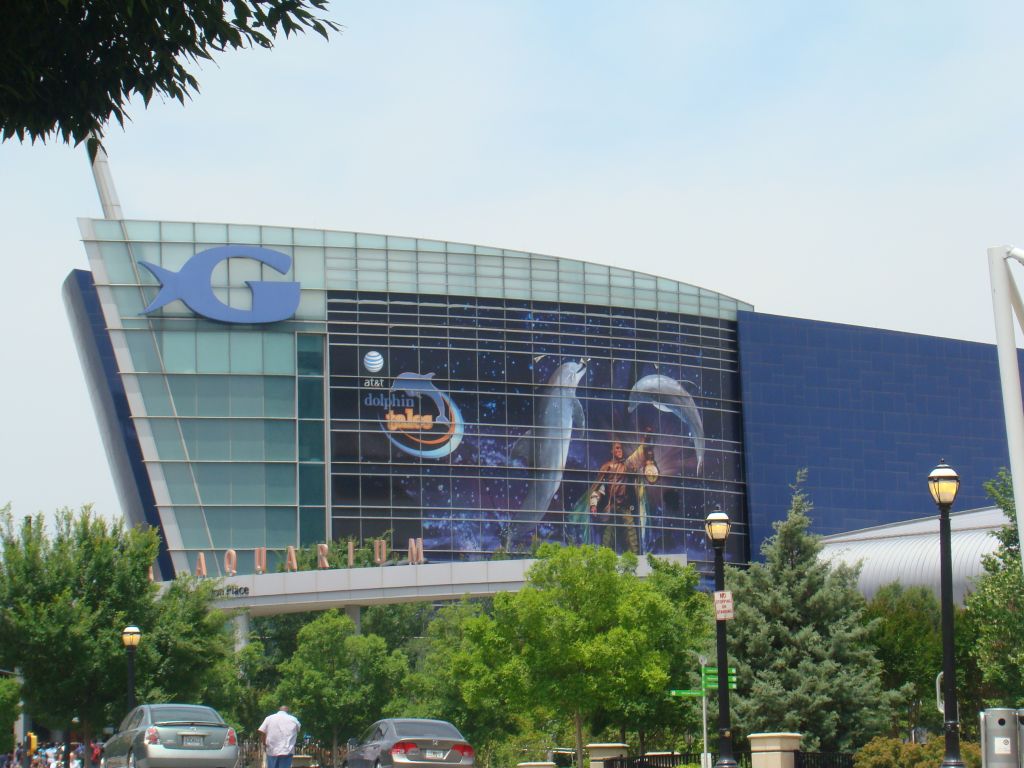 Aquarium at World of Coca Cola