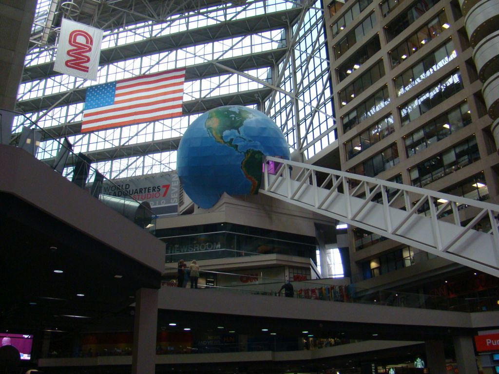 Inside CNN Studio: World Globe