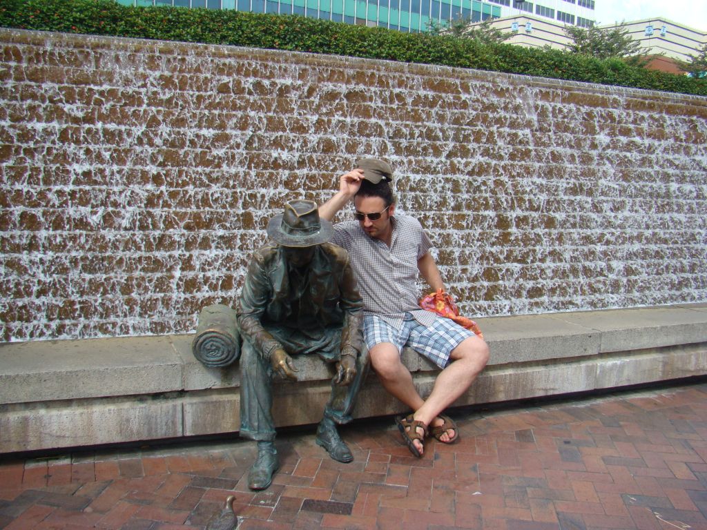 Author of this blog captured at Rest in Downtown Atlanta