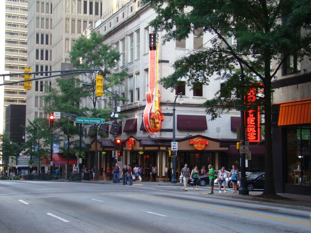 Hard Rock Cafe in Downtown Atlanta