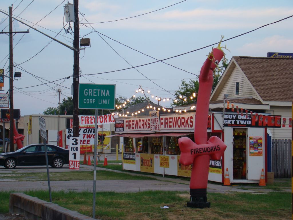 Firework supplies in Gretna