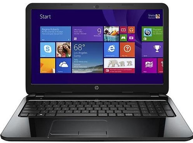 HP 15-f009wm Laptop PC ~ AMD Dual-Core Processor E1-2100 1.0GHz, 4GB, 500GB, 15.6", Webcam, Wireless, Windows 8.1