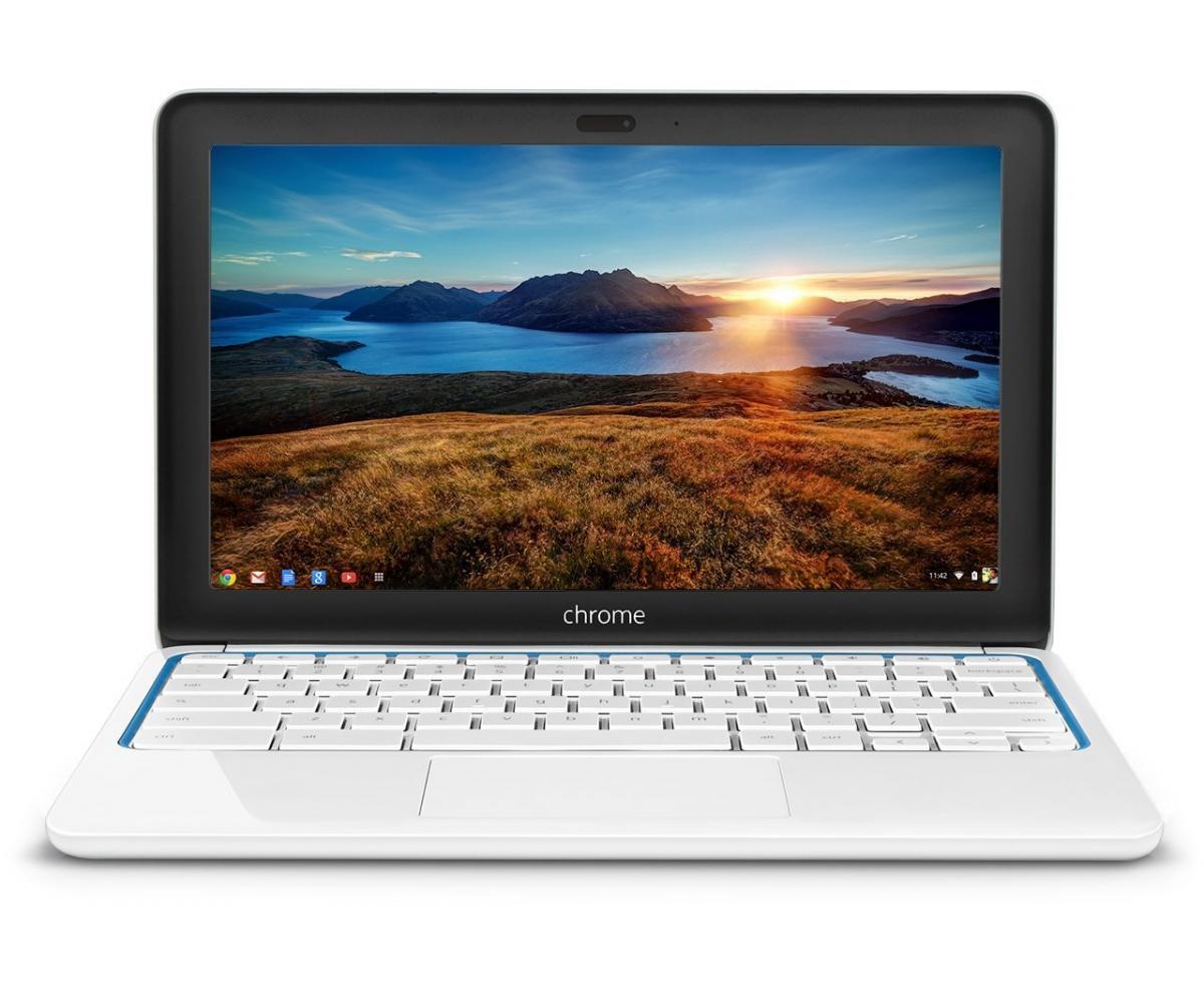 HP Chromebook 11-1101 (White/Blue)