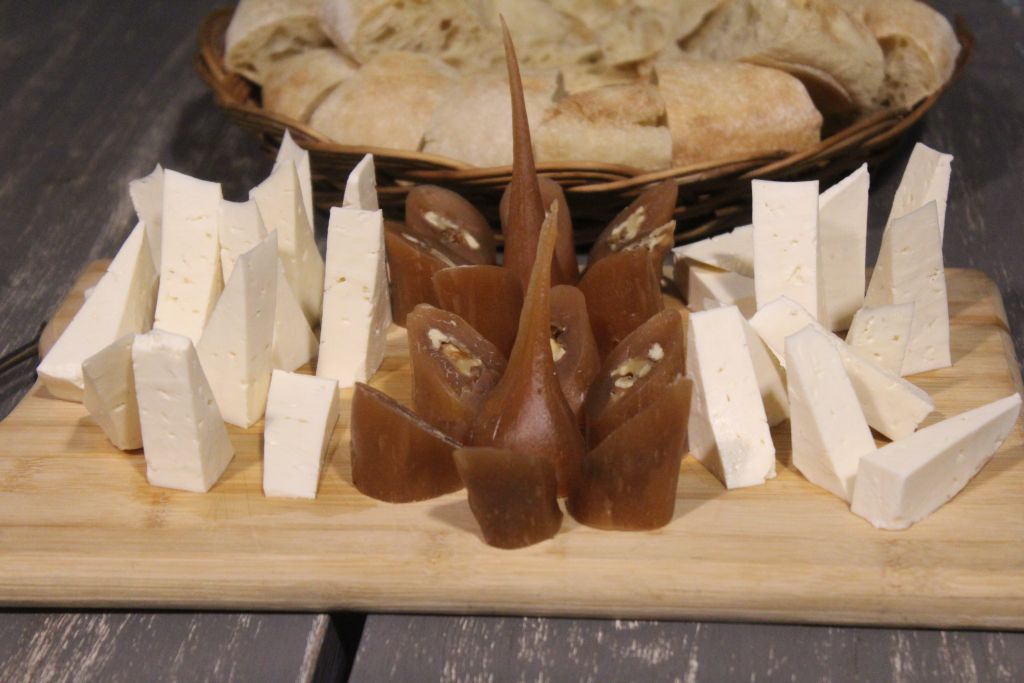 Georgian cheese and churchela 