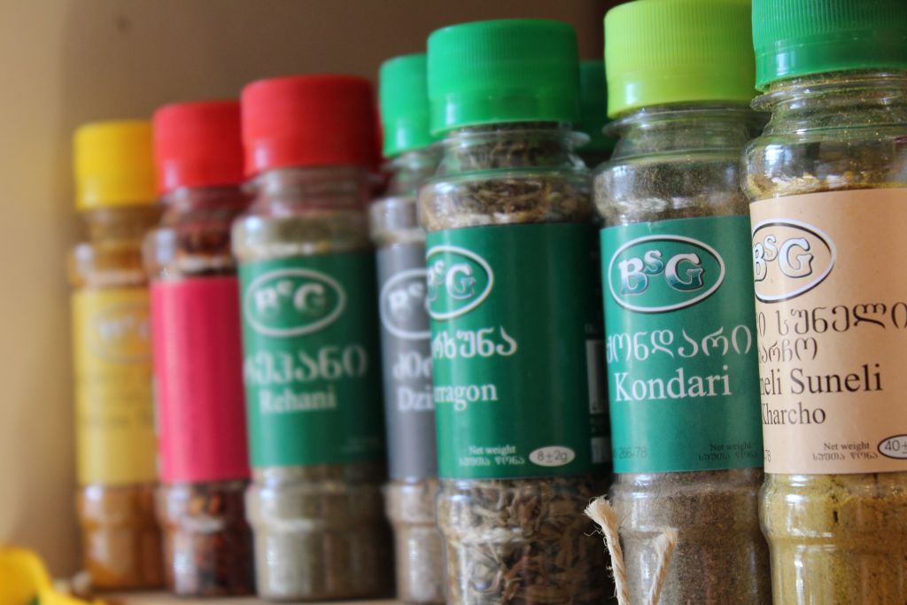 Georgian spices at Aristaeus boutique shop