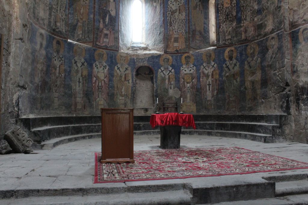 Altar at Akhtala monastery