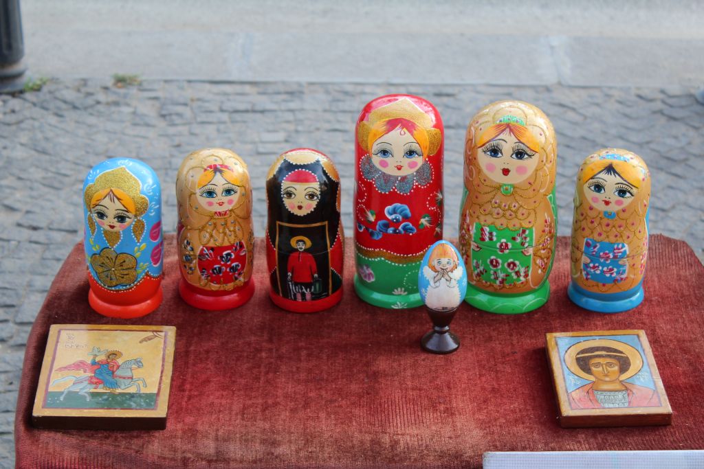 Matryoshka dolls at Tbilisi Flea market