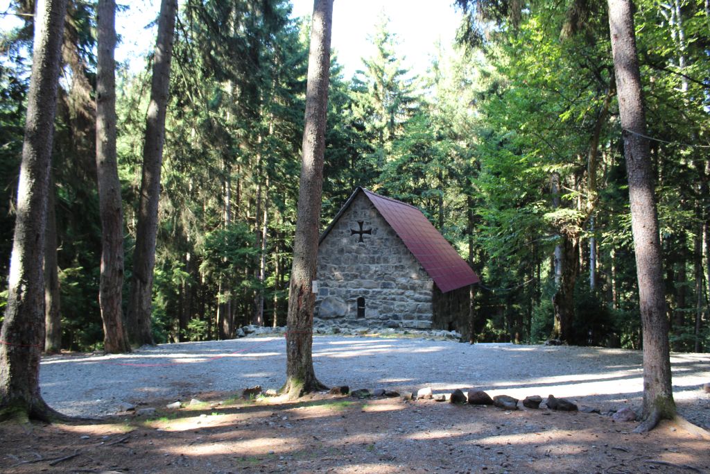 Church building at site