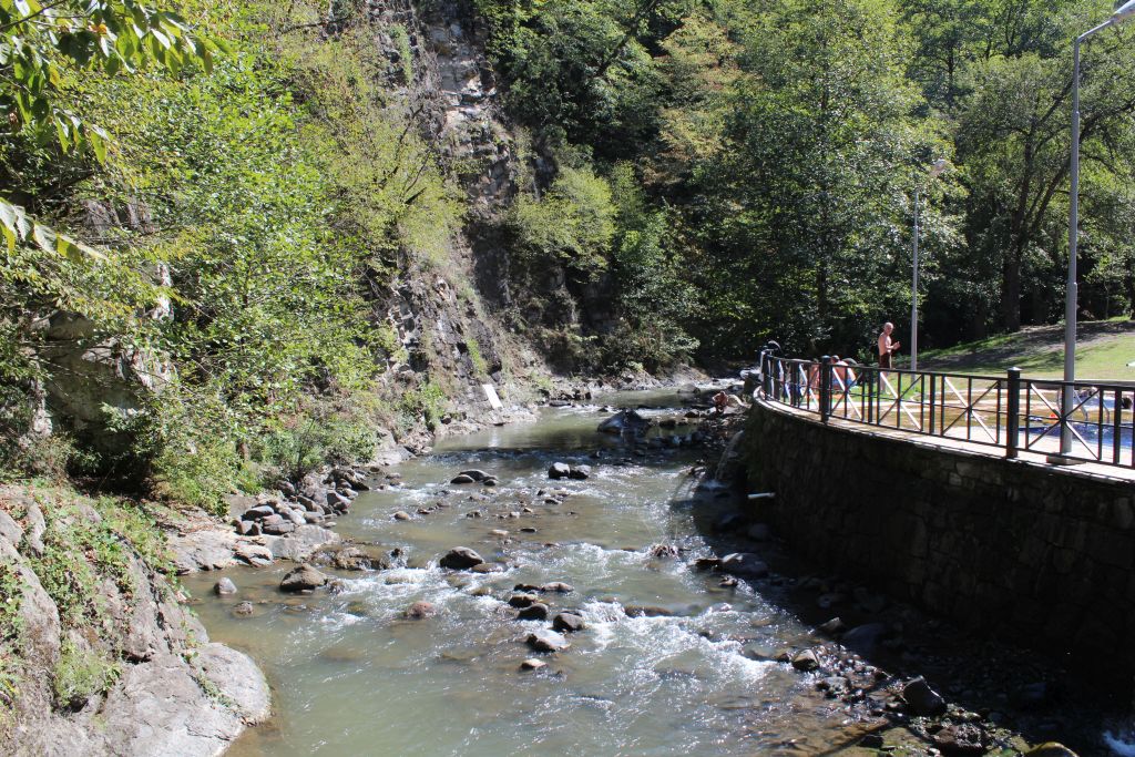 River Mtkvari in Borjomi