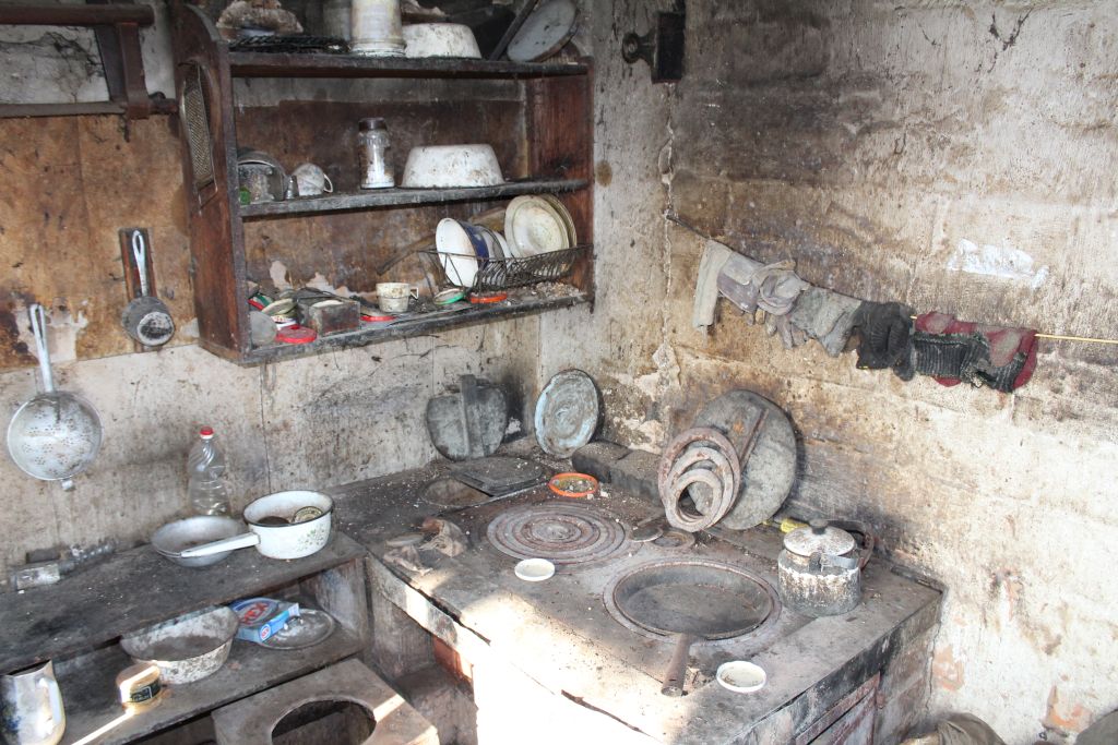 Kitchen and a furnace