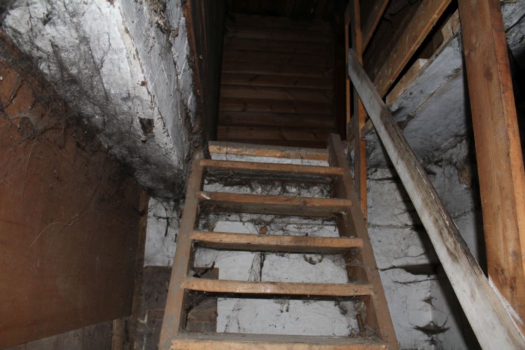 Stairs to the second floor