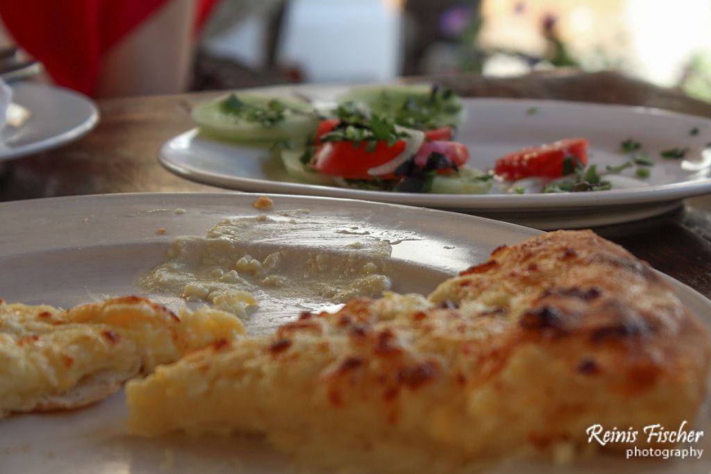 Khachapuri and Salads 