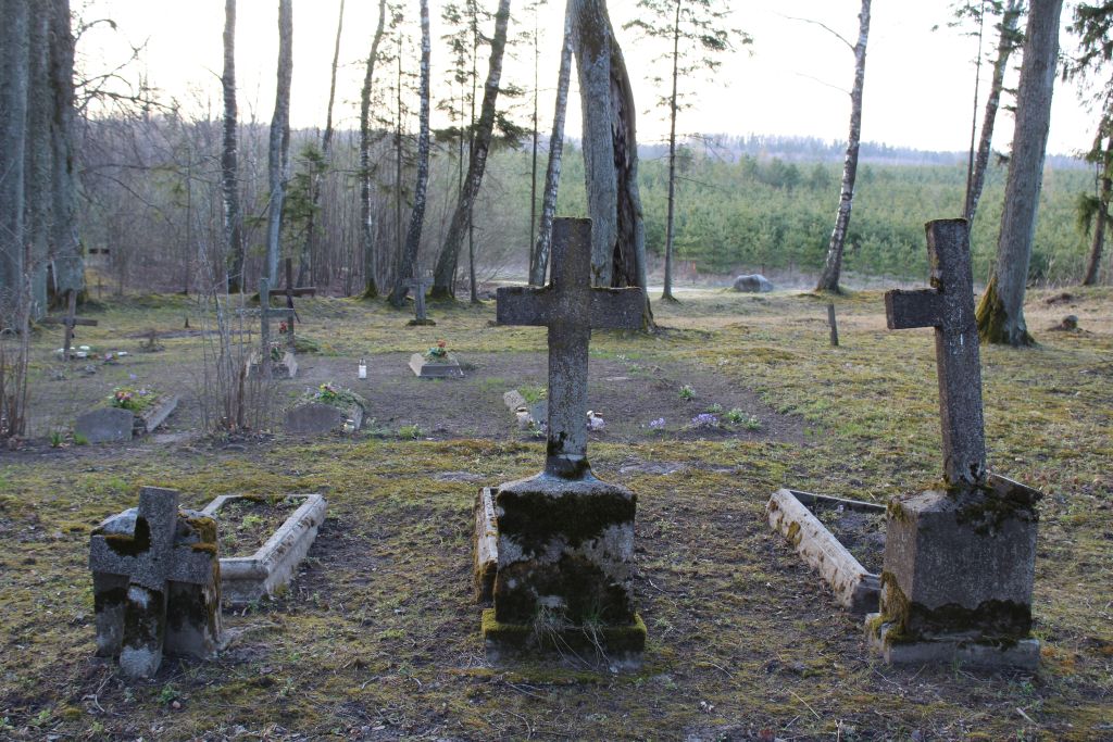 Grave crosses at Bakuzi cemetery