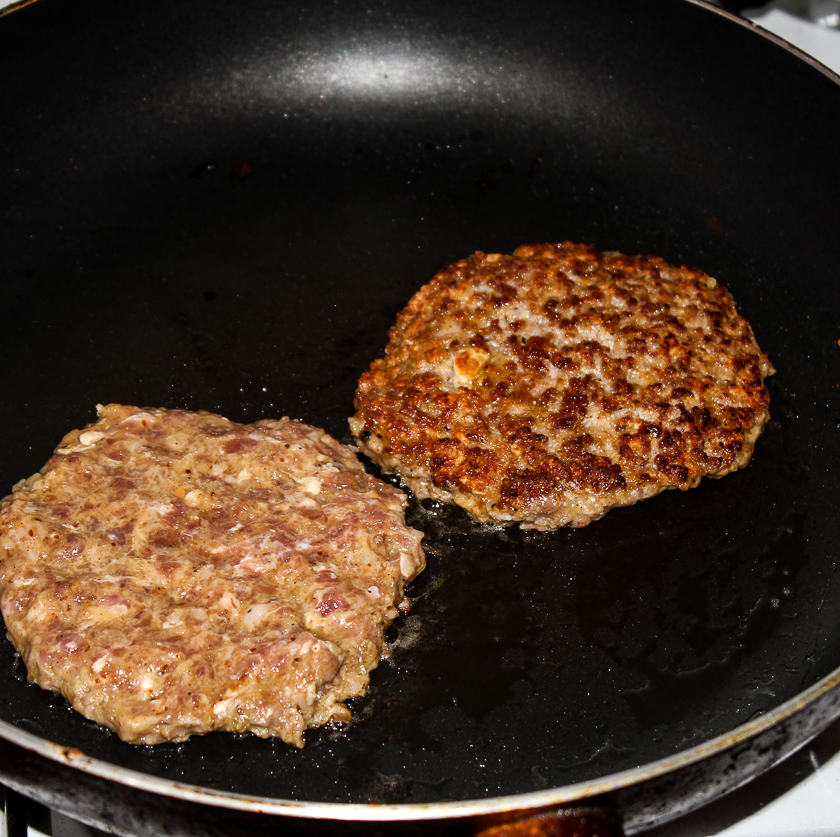 Frying patties