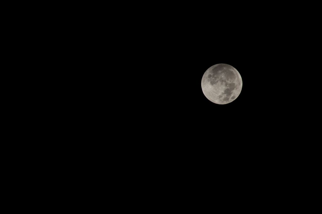 Super moon above Tbilisi, Georgia