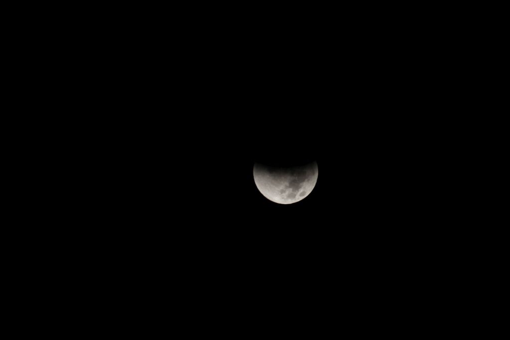 Lunar eclipse in Georgia