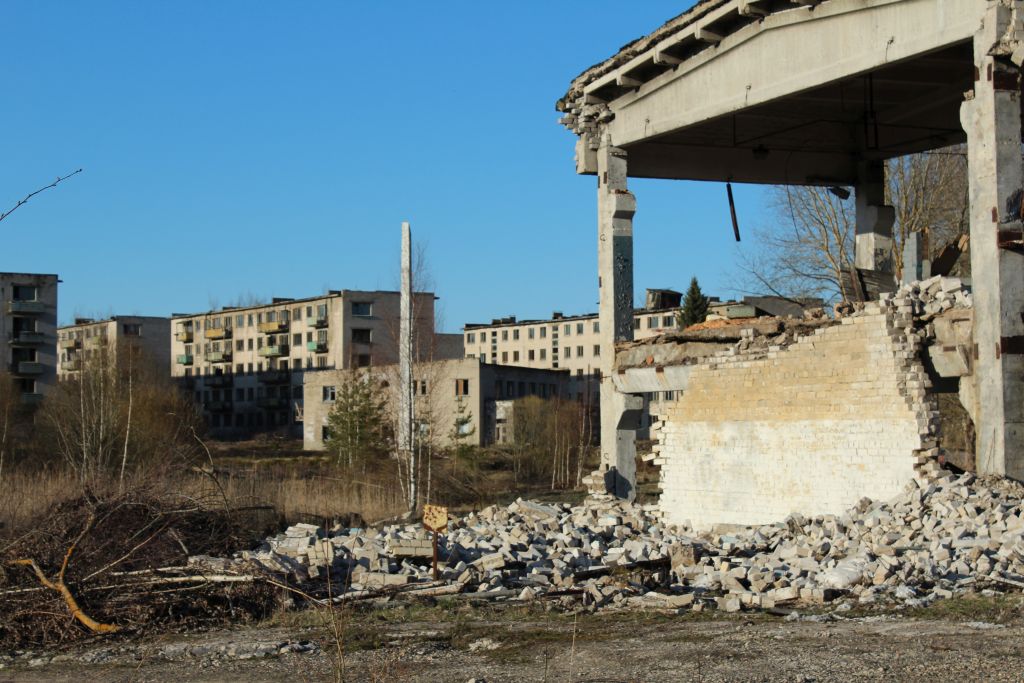 Ruined boiler house