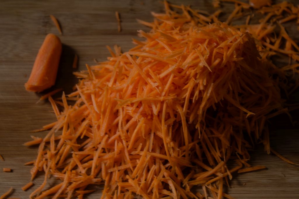 Grated carrot