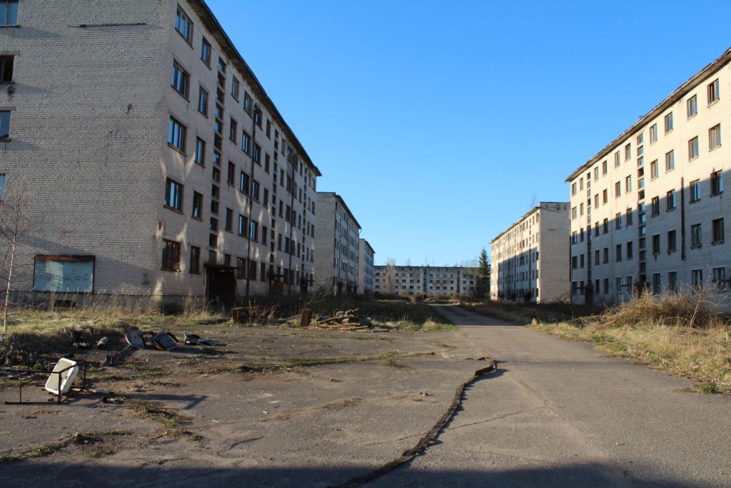 Abandoned block houses